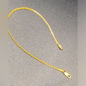 14k Italian rope bracelet unisex